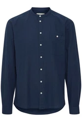 Blend Langarmhemd BLEND BHShirt Dunkelblau/Blau/Hellblau