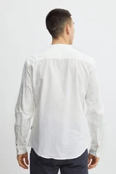 Blend Langarmhemd BLEND BHShirt Weiß/Creme/Grau/Grün