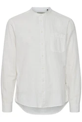 Blend Langarmhemd BLEND BHShirt Weiß/Creme/Grau/Grün