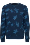 Blend Sweatshirt BHSweatshirt Dunkelblau/Blau/Hellblau