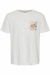 Blend T-Shirt BLEND BHTee Creme/Weiß/Rosa/Grün