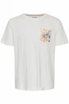 Blend T-Shirt BLEND BHTee Creme/Weiß/Rosa/Grün