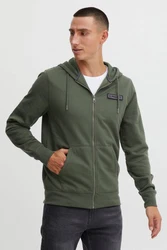 11 Project Strickjacke PRSidney Dunkelgrün/Khaki