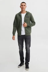 11 Project Strickjacke PRSidney Dunkelgrün/Khaki