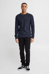 11 Project Strickpullover PRTill Dunkelblau/Hellblau