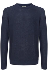 11 Project Strickpullover PRTill Dunkelblau/Hellblau