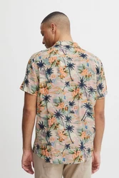 Blend Kurzarmhemd BHShirt Beige/Khaki