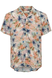 Blend Kurzarmhemd BHShirt Beige/Khaki