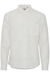 Blend Langarmhemd BHShirt Weiß/Creme