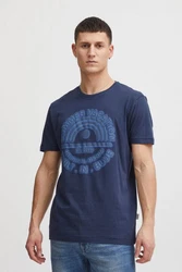 Blend T-Shirt BLEND BHTee Blau/Lila/Dunkelblau