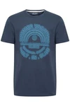Blend T-Shirt BLEND BHTee Blau/Lila/Dunkelblau