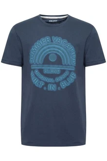 Blend T-Shirt BLEND BHTee Blau/Lila/Dunkelblau