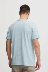 Blend T-Shirt BLEND BHTee Hellblau/Blau/Grau/Khaki