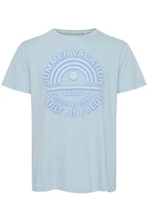 Blend T-Shirt BLEND BHTee Hellblau/Blau/Grau/Khaki