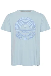 Blend T-Shirt BLEND BHTee Hellblau/Blau/Grau/Khaki