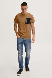 11 Project T-Shirt PRFrode Braun/Khaki/Beige