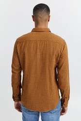 Blend Langarmhemd BHShirt Braun