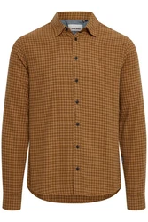 Blend Langarmhemd BHShirt Braun