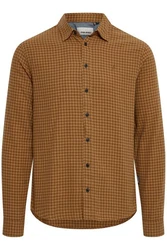 Blend Langarmhemd BHShirt Braun
