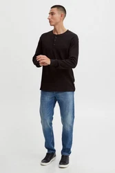 11 Project Langarmshirt PRDaimmen Schwarz