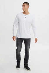 11 Project Langarmshirt PRDaimmen Weiß/Creme