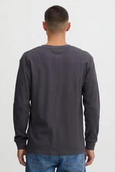 11 Project Langarmshirt PRDaimmen Dunkelgrau/Hellgrau/Grau