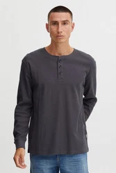 11 Project Langarmshirt PRDaimmen Dunkelgrau/Hellgrau/Grau