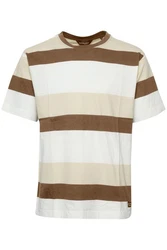 11 Project T-Shirt PRFrankie Beige/Braun/Khaki/Weiß/Dunkelgrün