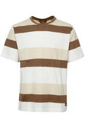 11 Project T-Shirt PRFrankie Beige/Braun/Khaki/Weiß/Dunkelgrün
