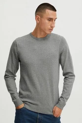 Blend Strickpullover BHPullover Grau/Hellgrau/Dunkelgrau