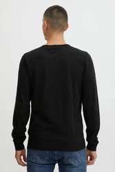 Blend Strickpullover BHPullover Schwarz/Dunkelgrau/Grau