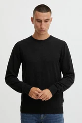 Blend Strickpullover BHPullover Schwarz/Dunkelgrau/Grau