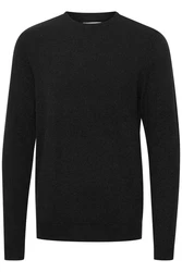 Blend Strickpullover BHPullover Schwarz/Dunkelgrau/Grau