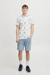 Blend Jeansshorts BHDenim Hellblau/Creme/Weiß/Blau/Schwarz