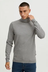 Blend Rollkragenpullover BLEND BHPullover Grau/Hellgrau/Dunkelgrau