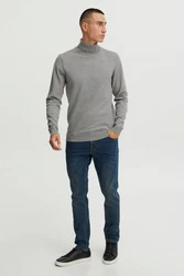 Blend Rollkragenpullover BLEND BHPullover Grau/Hellgrau/Dunkelgrau
