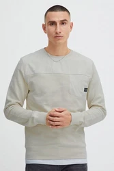 11 Project Sweatjacke PRViktor Khaki/Beige/Grau/Weiß