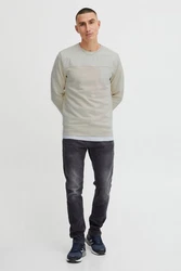 11 Project Sweatjacke PRViktor Khaki/Beige/Grau/Weiß