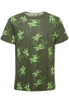 Blend T-Shirt BLEND BHTee Dunkelgrün/Grün/Neonfarben