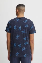 Blend T-Shirt BLEND BHTee Hellblau/Blau/Dunkelblau/Lila