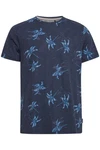 Blend T-Shirt BLEND BHTee Hellblau/Blau/Dunkelblau/Lila