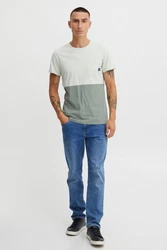 11 Project T-Shirt PRAlfie Hellgrün/Khaki/Weiß/Grau/Creme