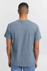 Blend T-Shirt BLEND BHTee Blau/Grau/Hellblau