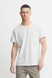 BLEND T-Shirt 'Dinton' Khaki/Beige/Creme/Weiß/Grau