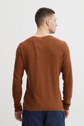 Blend Strickpullover BLEND BHPullover Orange/Braun