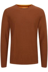 Blend Strickpullover BLEND BHPullover Orange/Braun