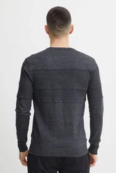 11 Project Strickpullover PRYannis Dunkelgrau/Dunkelblau/Grau