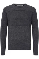 11 Project Strickpullover PRYannis Dunkelgrau/Dunkelblau/Grau