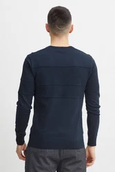 11 Project Strickpullover PRYannis Dunkelblau