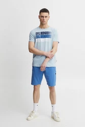 Blend Tee BHTee Herren T-Shirt Hellblau/Blau